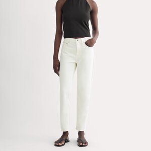 EVERLANE The High-Rise Skinny Jeans Bone White